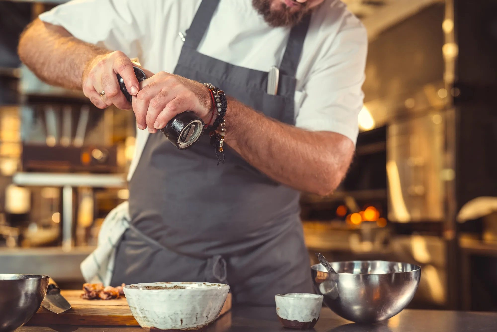 Chef in restaurant